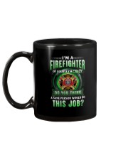 Firefighter: of course I'm crazy Mug tile