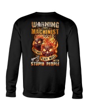 Machinist: Warning for Stupid People Crewneck Sweatshirt thumbnail