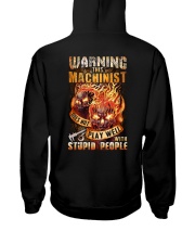 Machinist: Warning for Stupid People Hooded Sweatshirt thumbnail
