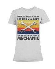 Old Lady will show how to be a Mechanic Premium Fit Ladies Tee thumbnail