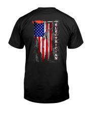 Proud American Electrician Flag Premium Fit Mens Tee thumbnail