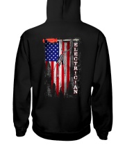 Proud American Electrician Flag Hooded Sweatshirt thumbnail