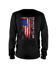 Proud American Electrician Flag Long Sleeve Tee thumbnail