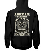 Lineman: Hardest part of my job Hooded Sweatshirt thumbnail