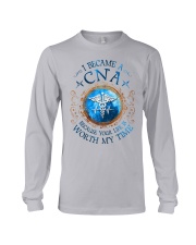 CNA because Your life is worth my time Long Sleeve Tee tile