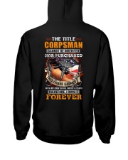 The Title Corpsman Own it Forever Hooded Sweatshirt back