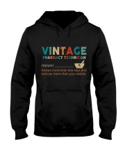 Vintage Pharmacy Technician Hooded Sweatshirt tile