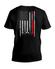 Proud American Nurse V-Neck T-Shirt thumbnail