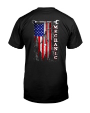 Proud American Mechanic flag Premium Fit Mens Tee thumbnail