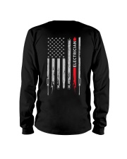 Proud American Electrician Flag Long Sleeve Tee thumbnail