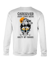 Caregiver Salty by Choice Crewneck Sweatshirt thumbnail