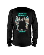 Childcare Providers earn their wings everyday Long Sleeve Tee tile