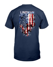Proud American Lineman Classic T-Shirt thumbnail