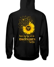 Love my llife as an Electrician's wife Hooded Sweatshirt thumbnail