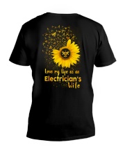 Love my llife as an Electrician's wife V-Neck T-Shirt thumbnail