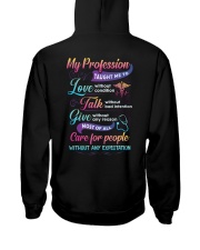 Being a CNA taught me to love talk give and care Hooded Sweatshirt tile