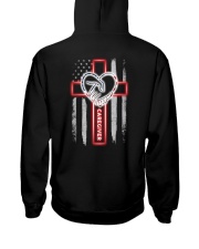 Proud American Caregiver Flag Hooded Sweatshirt thumbnail