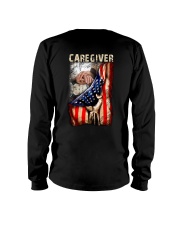 Proud American Caregiver Flag Long Sleeve Tee thumbnail