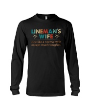 Lineman's Wife Just Like Normal Wife Long Sleeve Tee thumbnail