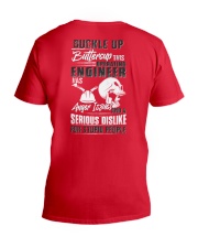 Operating Engineer: Serious dislike for Stupidity V-Neck T-Shirt tile