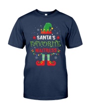 Santa's Favorite Waitress Classic T-Shirt front