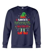 Santa's Favorite Waitress Crewneck Sweatshirt thumbnail