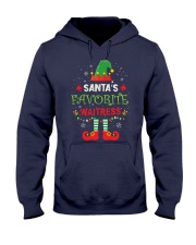 Santa's Favorite Waitress Hooded Sweatshirt thumbnail