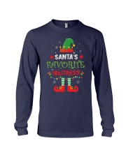 Santa's Favorite Waitress Long Sleeve Tee thumbnail