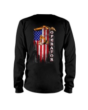 Proud American Operator Flag Long Sleeve Tee tile