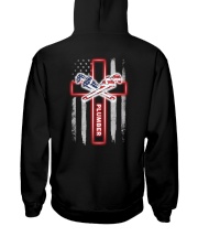 Proud American Plumber Flag Hooded Sweatshirt tile