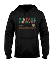 Vintage Firefighter Hooded Sweatshirt thumbnail