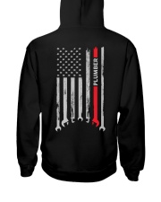 Proud American Plumber Flag Hooded Sweatshirt tile