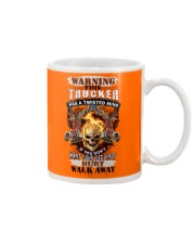 This Trucker has a twisted mind Mug tile