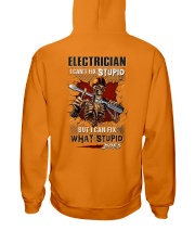 Electrician: I can fix what stupid does Hooded Sweatshirt tile