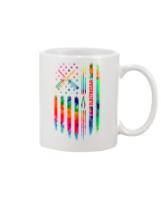 Proud Electrician Tie Dye US Flag Mug thumbnail
