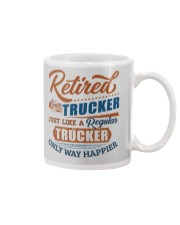Retired Trucker just like regular only way happier Mug tile