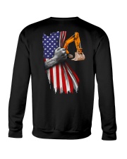 Operating Engineer US Flag Crewneck Sweatshirt tile