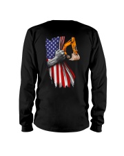 Operating Engineer US Flag Long Sleeve Tee tile
