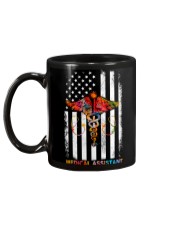 Proud American Medical Assistant Colourful Flag Mug tile