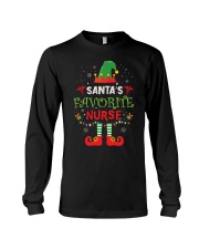 Santa's Favorite Nurse Long Sleeve Tee thumbnail