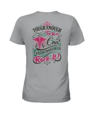 Tough enough to be a CNA Crazy enough to love it Ladies T-Shirt back