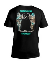 Dispatchers earn their wings everyday V-Neck T-Shirt thumbnail