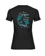 Caregiver are Angels Premium Fit Ladies Tee thumbnail