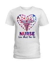 Nurse Love what you do Ladies T-Shirt tile