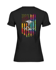Cna US Flag Premium Fit Ladies Tee thumbnail