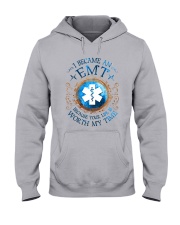 EMT because Your life is worth my time Hooded Sweatshirt tile