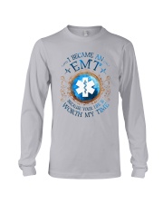 EMT because Your life is worth my time Long Sleeve Tee tile
