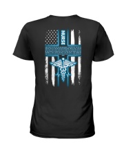 Nurse's Prayer shirt Ladies T-Shirt back