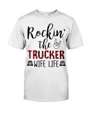 Rockin the Trucker Wife Life Classic T-Shirt thumbnail