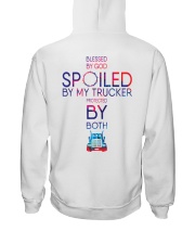 Protected by God and Trucker Hooded Sweatshirt thumbnail